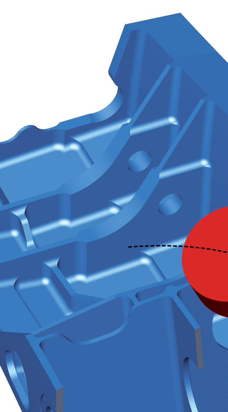 n Vantaggi Molto efficiente Superfici perfette Minore usura dell utensile Semplice da programmare n Possibilità di utilizzo Costruzione di utensili e stampi Costruzione di macchine Settore