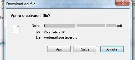 Elettronica Certificata preposta al servizio; alcuni gestori di posta elettronica ordinaria (non PEC) non considerano