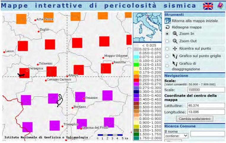 12 5. CARATTERIZZAZIONE SISMICA DEL TERRITORIO Nella classificazione sismica del territorio regionale (D.G.R. 845/2010) il Comune di Amaro è compreso nella zona sismica 1 definita come area ad alta sismicità (ag > 0,25).