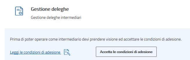 «Area riservata Intermediari sezione Gestione