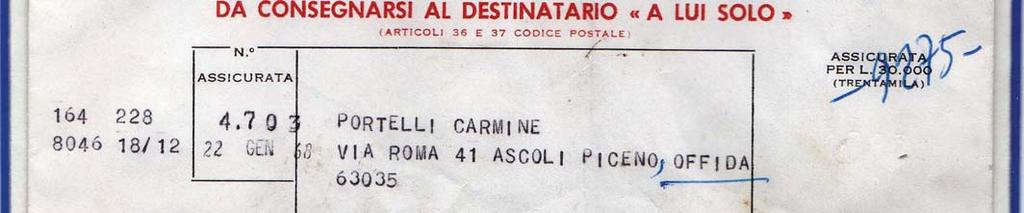 destinazione Offida in data