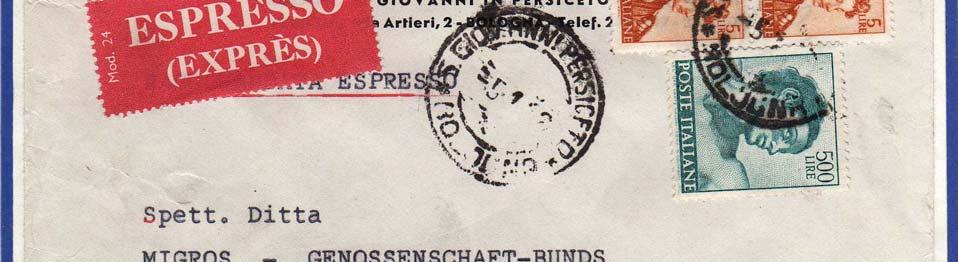 Svizzera in data 05-01-1966 (Lettera: 200 lire