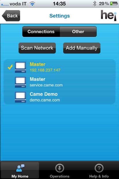 Connessione remota SWPC (internet) L utilizzo del software SWPC da remoto si effettua in modalità connessione punto-a-punto.