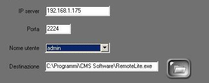 Inoltre, se Web Server è abilitato, RemoteAP Server verrà attivato simultaneamente. g. Applicazione RemoteLite: Fare clic sul pulsante per esportare il programma RemoteLite.