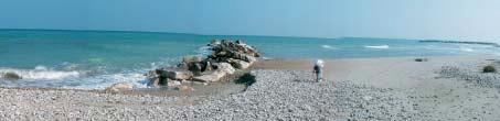 Studi costieri - 2006-10: Lo stato dei litorali italiani Le spiagge dell Abruzzo Lunghezza del litorale Costa alta Costa bassa Spiagge in erosione 125 km 26 km 99 km 60 km Il litorale abruzzese è