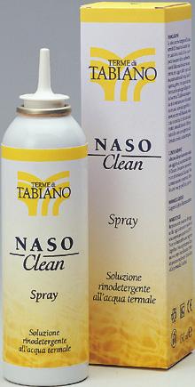 TERME di TABIANO Bombola Spray DA 150 ML Indicazioni Mediante una fine nebulizzazione determina un ottimale effetto detergente ed è indicata per l igiene nasale quotidiana degli adulti e dei bambini