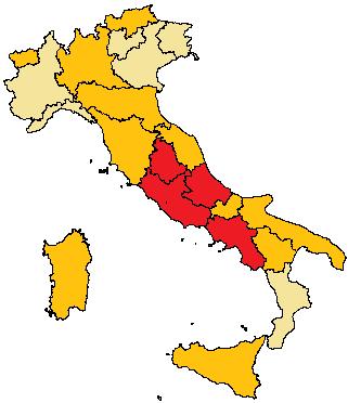 regione Pool di ASL, PASSI 2010 (%) Prevalenza superiore al pool *