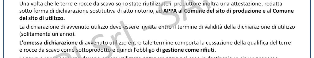 PROCEDURA OPERATIVA DICHIARAZIONE AVVENUTO UTILIZZO 4.