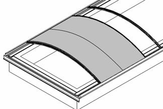 5- Inserire il pannello BDL nelle gole dei due profili, in prossimità del profilo di banchina.