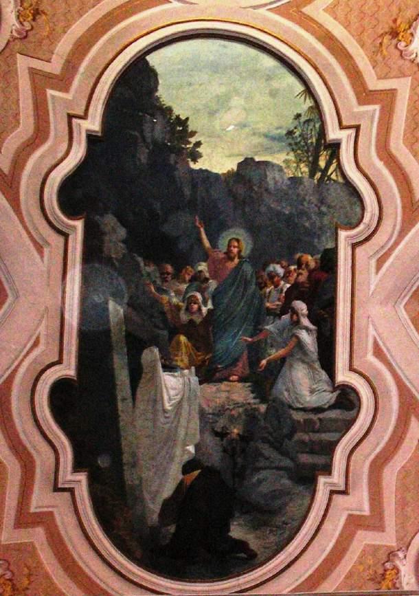 affreschi con S. Teresa, S. Rita, S.