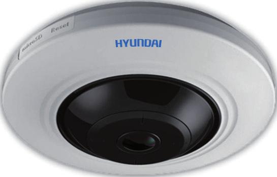 HYU-353 DOMO FISHEYE IP DA 5 CON POE 5.0 8M RIDUZIONE RUMORE 3D WDR REAL WDR SUPPORTA POE CLOUD PLUG & PLAY Risoluzione da 5MP con sensore CMOS Formati di compressione H.265, H.