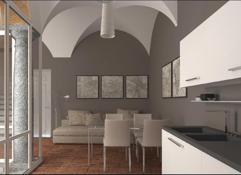 APARTMENT 4 - triplex (terra+primo+secondo) - mq