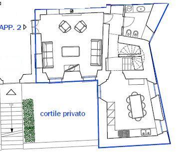 Appartamento/Apartment 2 Piano terra / Ground floor Primo piano