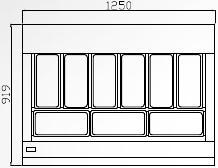 ALBA 7 vaschette mm360x165 - lt 5,2