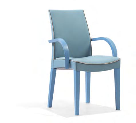 32 33 Giada chair and armchair design; Wolf S.