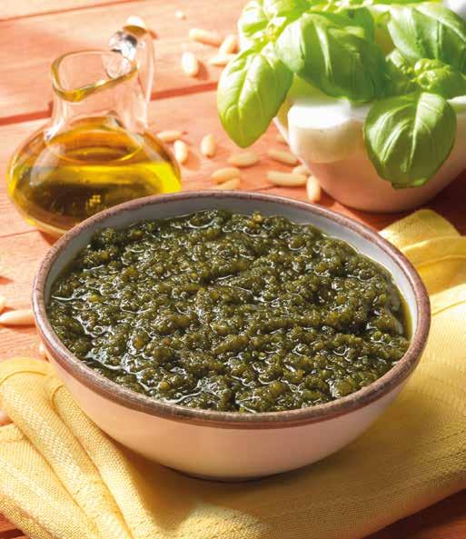 PESTO ALLA GENOVESE Preparato con basilico.