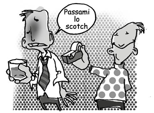 Illustrazione: Corrado Mordasini 19 giugno Passami lo "scotch" A volte in Svizzera si utilizzano i nomi delle "marche"