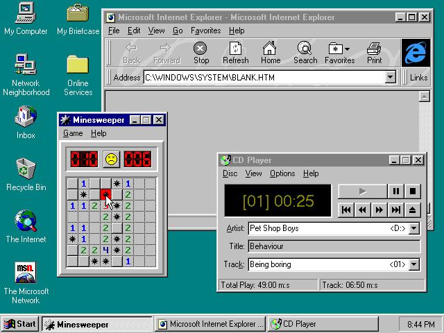 Windows 95 Nel 1995 nasce dopo un enorme campagna