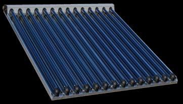 Collettori solari termici tubolari sottovuoto TC 25/14 (per installazione esterna al tetto) COLLETTORE SOLARE TERMICO TUBOLARE SOTTOVUOTO Caratteristiche tecniche: Tubi in vetro borosilicato.