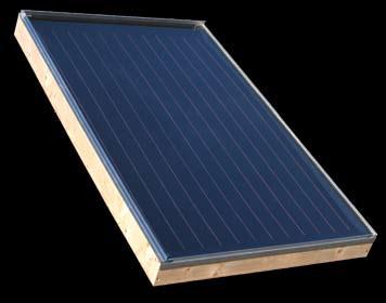 Collettori solari termici piani IRC 25 (per installazione ad incasso nel tetto) COLLETTORE SOLARE TERMICO piano Caratteristiche tecniche: Assorbitore in rame ad alta efficienza. Tubazioni in rame.