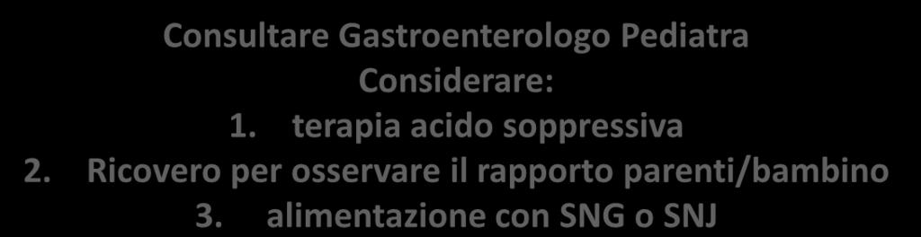 Gastroenterologo Pediatra Considerare: 1. terapia acido soppressiva 2.