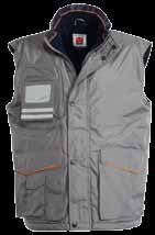 DAKAR Gilet da uomo, zip in plastica con