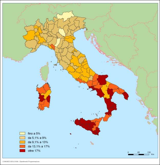 La disoccupazione in Italia: nel 2012 636.