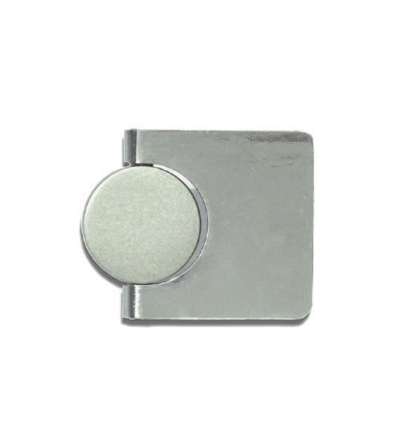 4301 hinge with inside fixing system through holes M6 ; screw M8 Accessori 60090L 60090S CERNIERA PER PORTE LUCIDA 40X80 CERNIERA