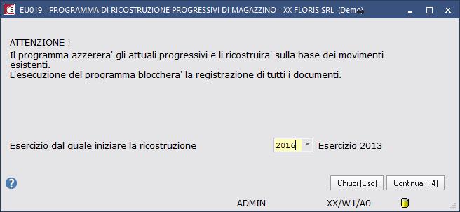 2. Appendice ai numeri di ordini/bolle/fatture Per inserire nel nuovo anno le appendici alle varie numerazioni di ordini o bolle, occorre posizionarsi in CONFIGURAZIONE OPERATIVA DITTA DATI DITTA,