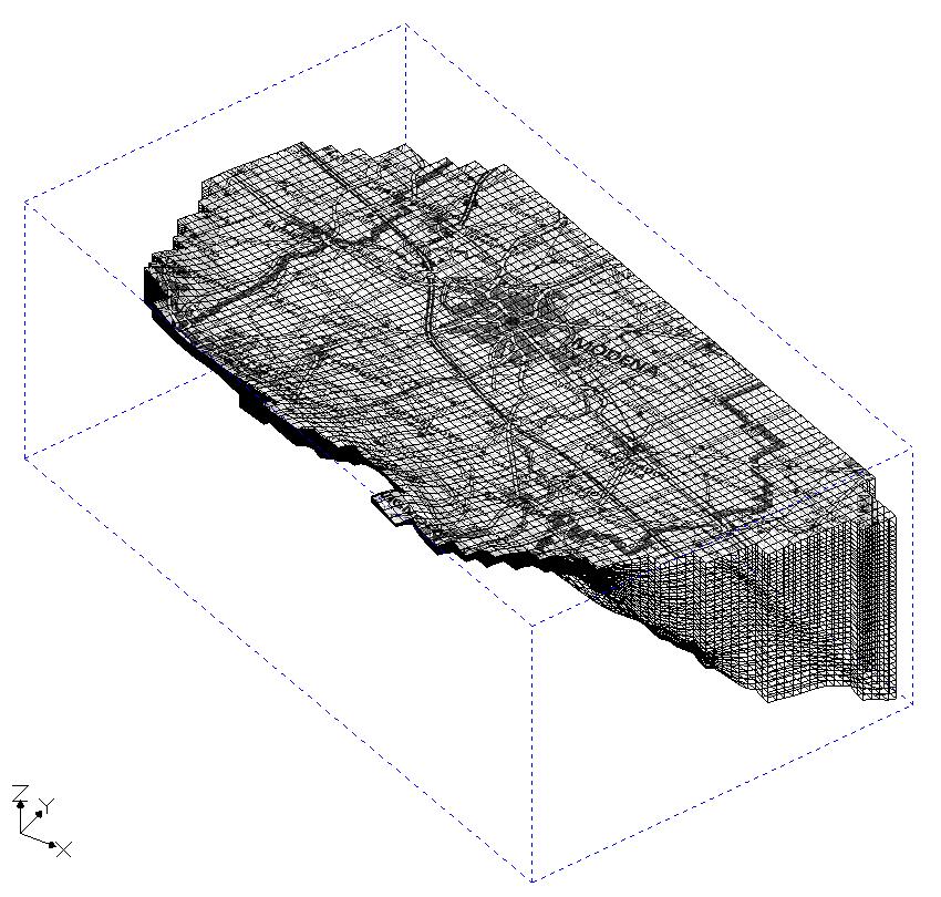 2.2 Discretizzazione spaziale e discretizzazione temporale Per la discretizzazione spaziale viene confermata quella della impostazione modellistica documentata in [4] (Atersir, Arpa (2013).