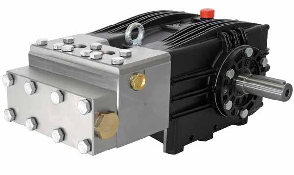 serieseries pompe a 3 pistoni 3-plunger pumps VH NEW 1000 VH-B 40/500 R-L l/min 40 GPM 10.6 bar 500 PSI 7250 HP 51.2 kw 37.6 Kg 66.