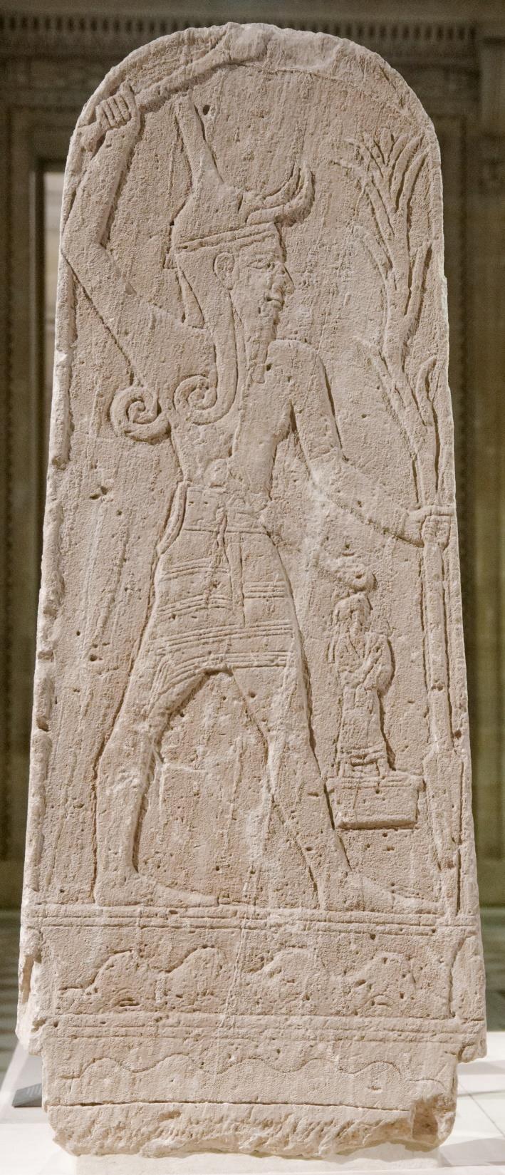 Baal Non esiste una relazione diretta tra testo ed iconografia di Baal (a parte la stele di Mami da