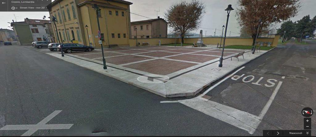 parcheggio Tende Docce / servizi INGRESSO AREA CAMPO BASE (via Mentana) Sede Procivil Oglio-Po Parcheggio 2 Parcheggio 1