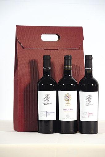 CRV06 (3 bottiglie) Vino Il Pumo primitivo rosso i.g.p. cl.75 Vino Il Pumo salento rosso i.g.p. cl.75 Vino Il Pumo negroamaro rosso i.