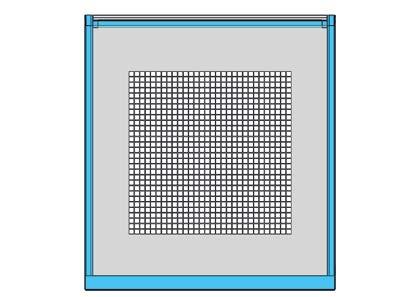 possibile realizzare finestre in Cristal Window senza saldatura se almeno una delle due misure della finestra stessa (L o H) è max 125 cm. E) FINESTRATURA IN VINITEX SU BASE IN PVC SUNRAIN 302.