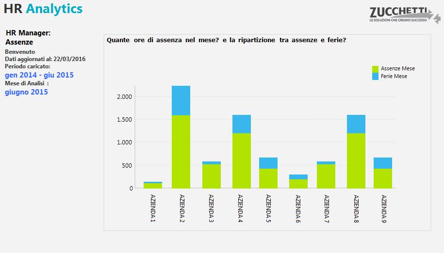 Qual è l andamento delle assenze nel tempo? Qual è l incidenza di assenze/ferie rispetto alle ore teoriche?