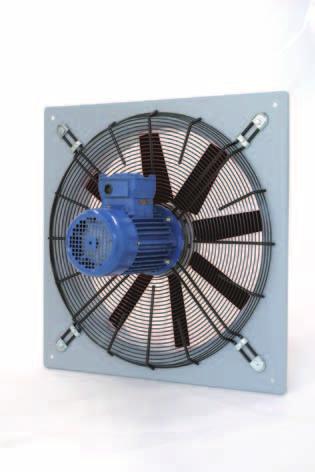 Ventilatori assiali a telaio quadro industriale late mounted axial fans Certificato / Certificate IMQ ATEX 002 X DESCRIZIONE GENERALE I ventilatori assiali della serie sono costruiti e certificati in