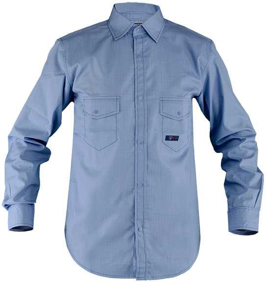 CAMICIA ABSOLUT Materiale: 98% tela di cotone, 2% negastat Colore azzurro Cod.