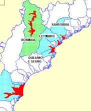 In provincia di Savona ci sono zone ricche di acqua e