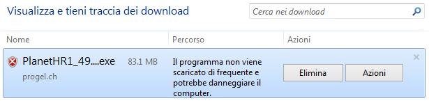 Planet HR: note per l aggiornamento e l installazione (Pagina 9:9) Protezioni e