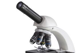 Microscopio a luce passante OBE-1 Versione trinoculare Versione monoculare 01 Obiettivi OBE Unità di polarizzazione semplice Inserto per campo oscuro EDUCATIONAL LINE Il versatile microscopio a luce