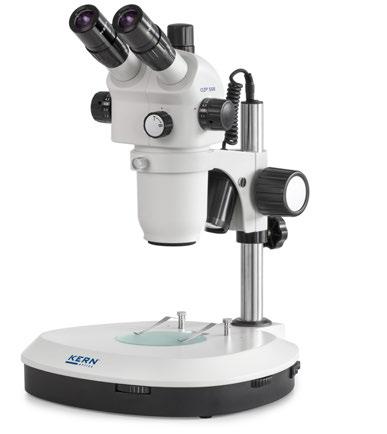 Stereomicroscopio zoom OZP-5 Versione trinoculare 04 LAB LINE Professionale e potente grazie al campo di ingrandimento molto elevato, alla potente illuminazione e all ottica di altissimo livello