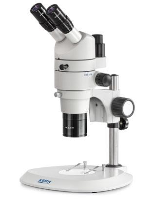 Stereomicroscopio zoom OZS-5 04 OZS 574 Con illuminazione PROFESSIONAL LINE Pregiata ottica parallela per ottime immagini, nitide e a contrasto con campo di ingrandimento molto grande OZS 573 Senza