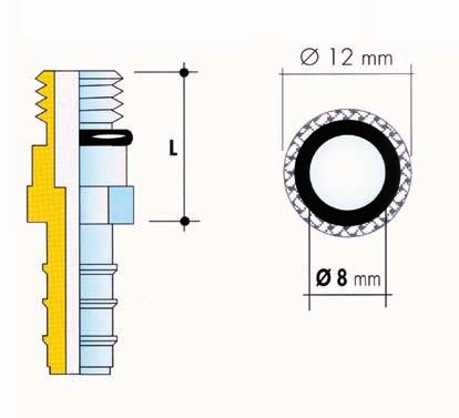Art. 663 JUNCO Flex per rubinetto monocomando. Diam. 12 Inox JUNCO Flex hoses.
