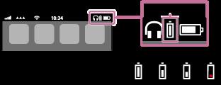 Controllo della carica residua della batteria È possibile controllare la carica residua della batteria ricaricabile.