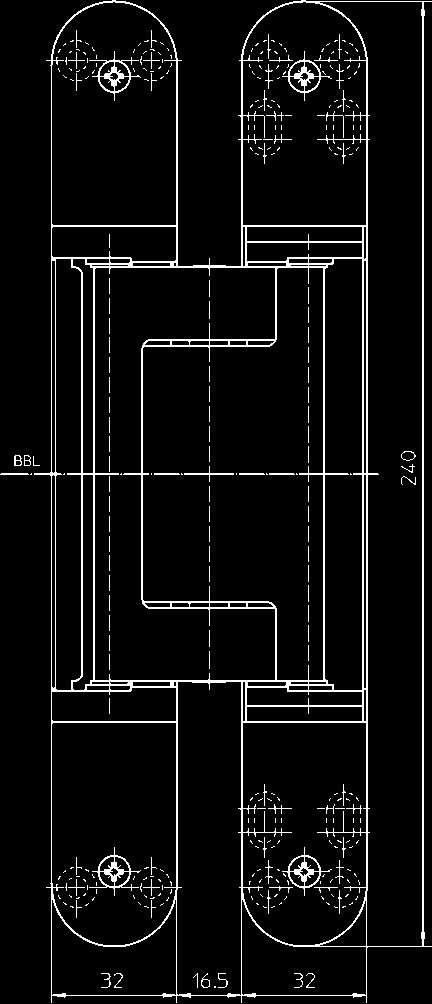 Tectus 13 TE 640 3D per porte a filo ad alte prestazioni per edifici pubblici cerniera fino a 200 kg Proprietà prodotto sistema cerniera completamente nascosto per telai in legno, acciaio o alluminio