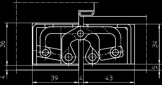 +/- 3,0 mm, pressione +/- 1,0 mm) cuscinetti di rotazione esenti da manutenzione Dati tecnici due cerniere per porta (1x2 m) 300,0 kg Lunghezza (telaio) 280,0 mm Lunghezza (anta) 260,0 mm Larghezza