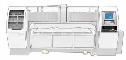 Centratori integrati nelle ventose: facilitano il set-up e permettono l utilizzo di più mole sullo stesso cono riducendo i tempi morti di cambio utensile.