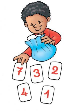 Una carta con un numero di due cifre Una carta con il numero 0 Una carta con numero
