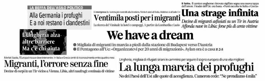 Se il mese di giugno si apre con le prime pagine dei quotidiani dedicate ai migranti accampati sugli scogli nei pressi di Ventimiglia in attesa di oltrepassare il confine italiano per raggiungere la